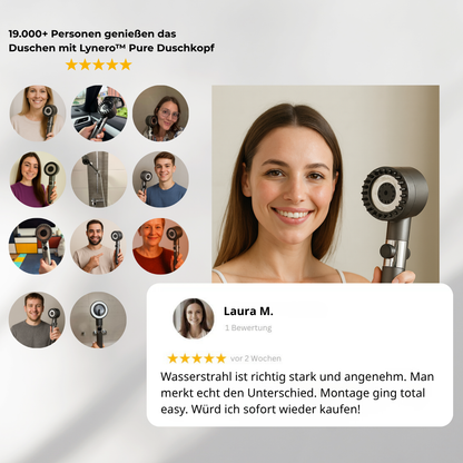 Lynero™ AquaPro Duschkopf